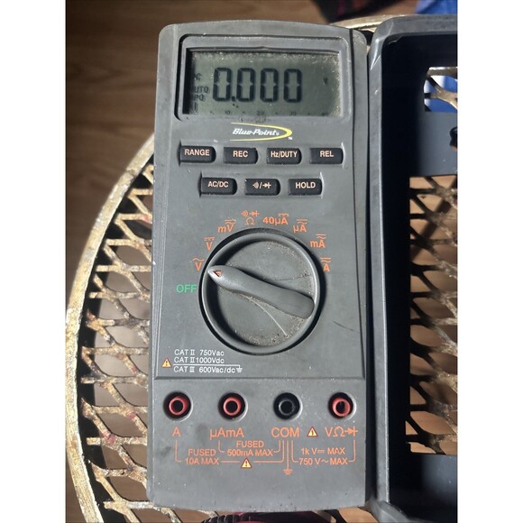 Blue Point DMSC683A Digital Multimeter With Test Leads Tested Works - Picture 2 of 10